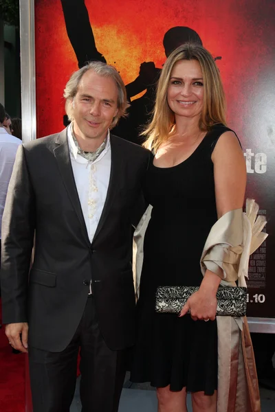 Harald Zwart y su esposa Veslemoy Ruud Zwart — Foto de Stock
