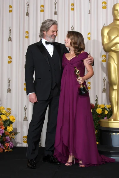 Jeff Bridges, Natalie Portman — Stock fotografie