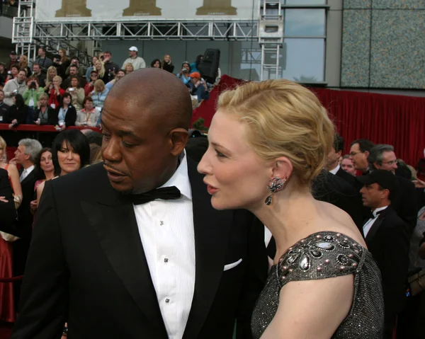 Forest Whitaker, Cate Blanchett — Zdjęcie stockowe