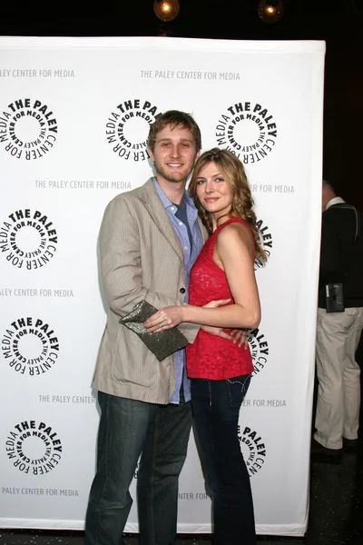 Aaron Staton, Wife — Stock Photo, Image