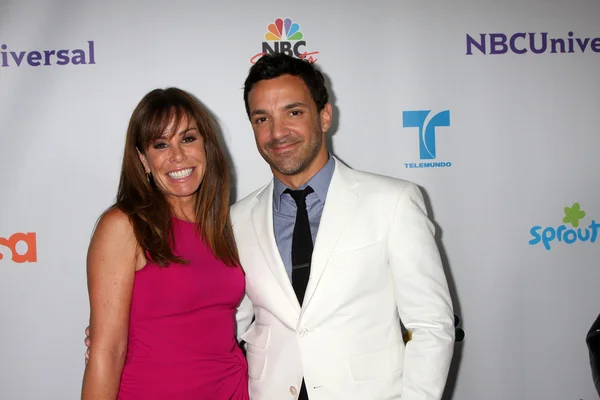 Melissa Rivers, George Kotsiopoulos — Stock Photo, Image