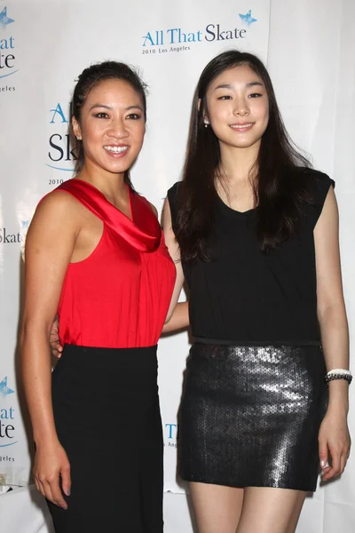 Michelle Kwan & Yuna Kim — Stockfoto