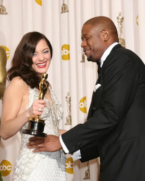 Forest Whitaker, Marion Cotillard — Stock Photo, Image