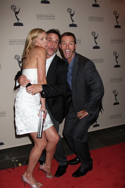 Christian LeBlanc, Arianne Zucker y Eric Martsolf — Foto de Stock