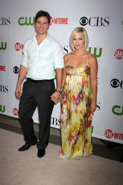 Peter Facinelli ,Jennie Garth — Stock Photo, Image