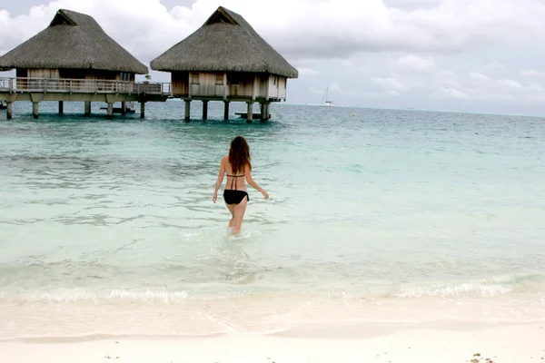 Heather Tom en Bora Bora — Foto de Stock