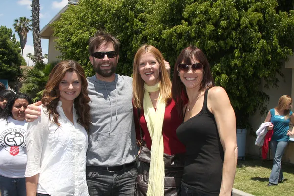 Heather Tom, Michael Muhney, Michelle Stafford, and Stacy Haiduk — Stock Photo, Image