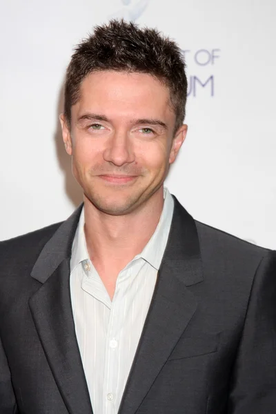 Topher Grace Przewodniczący — Zdjęcie stockowe