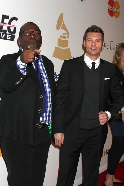 Randy Jackson & Ryan Seacrest — Fotografia de Stock