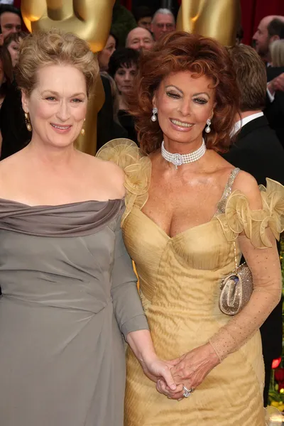 Meryl Streep et Sophia Loren — Photo