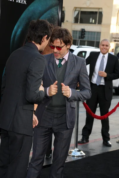 Robert Downey Jr. and Adrien Brody — Stock Photo, Image