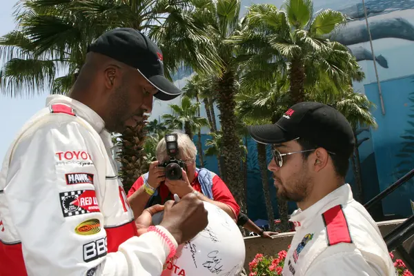 John Salley & Nancy Lieberman — Stockfoto