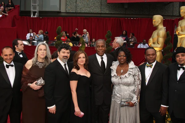 Danny Glover ve aile — Stok fotoğraf