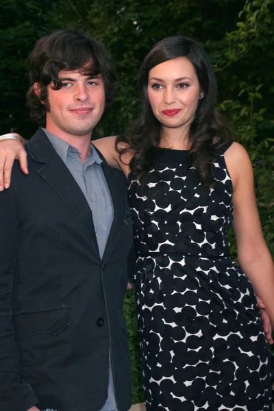 Emily O'Brien and Boyfriend Dan Tino — Stock Photo, Image