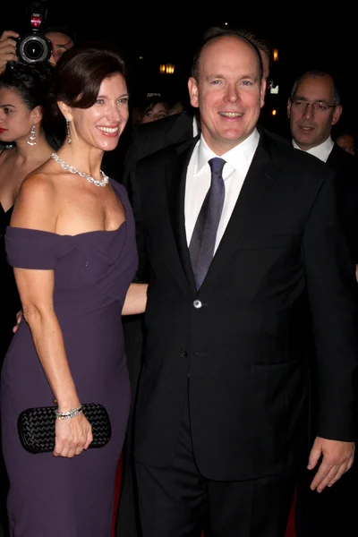 Pery Ellen Bern & Hsh Prins Albert Ii van Monaco — Stockfoto