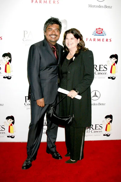 George Lopez e Mulher Ann — Fotografia de Stock