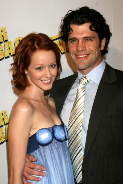 Lindy Booth ve Jeff Wadlow — Stok fotoğraf