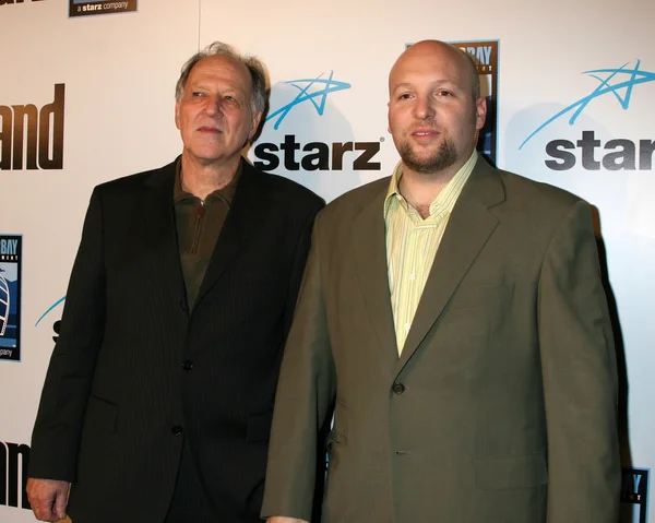 Werner Herzog ve Zak Penn — Stok fotoğraf