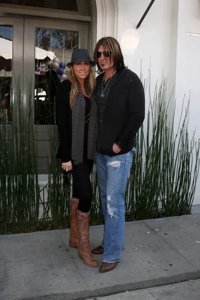 Tish & Billy Ray Cyrus — Stock fotografie