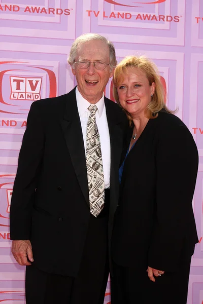 Bernie Kopell és felesége Lénárd Honadle — Stock Fotó