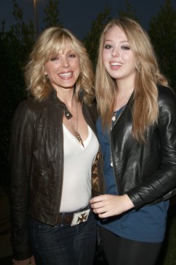 Marla maples ve kızım tiffany koz