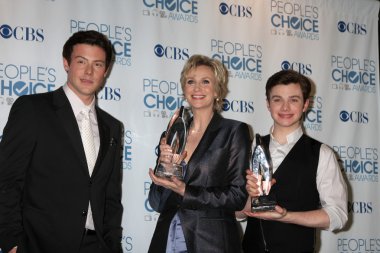 Cory Monteith, Jane Lynch, Chris Colfer