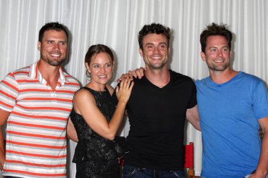 Joshua morrow, sharon davası, daniel goddard, michael muhney
