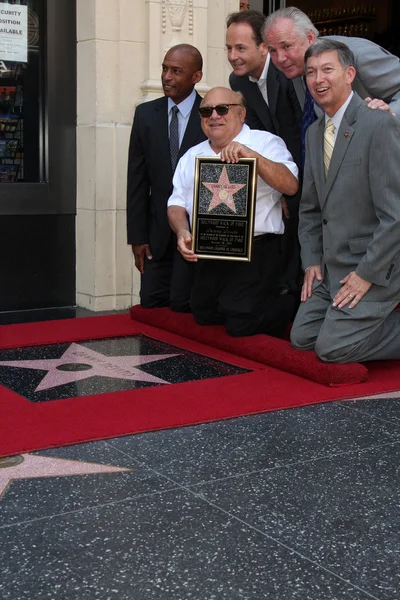 Marty sheldon john landgraf, danny devito, tom labonge, leron gubler — Foto Stock