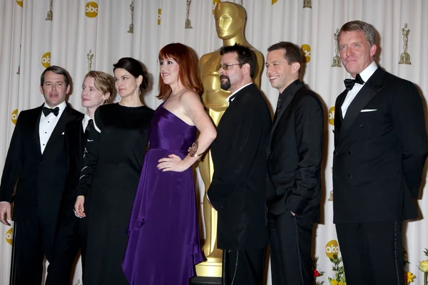 Matthew Broderick, Macauley Culkin, Ally Sheedy, Molly Ringwald, Judd Nelson, Jon Cryer e Anthony Michael Hall — Foto Stock