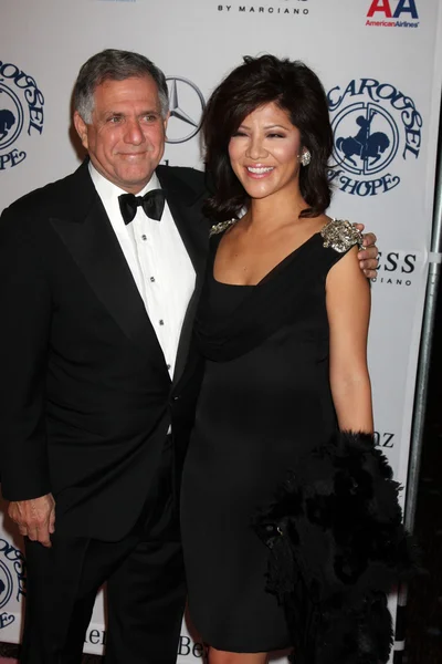 Les Moonves, Julie Chen — Fotografia de Stock