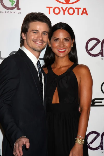 Jason Ritter, Olivia Munn — Stockfoto