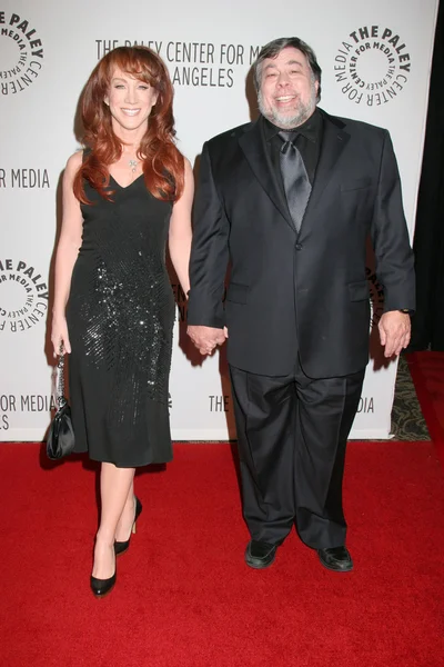 Kathy Griffin & Steve Wozniak — Stock Photo, Image