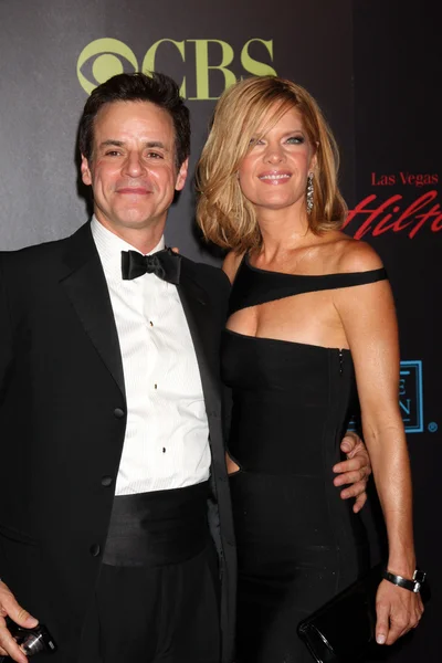 Christian Leblanc & Michelle Stafford — Stock Fotó