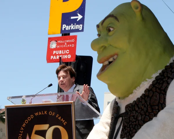 Mike Myers & Shrek — Stockfoto