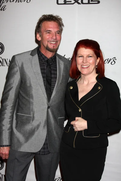 Kenny Loggins, Kate Flannery — Stock fotografie