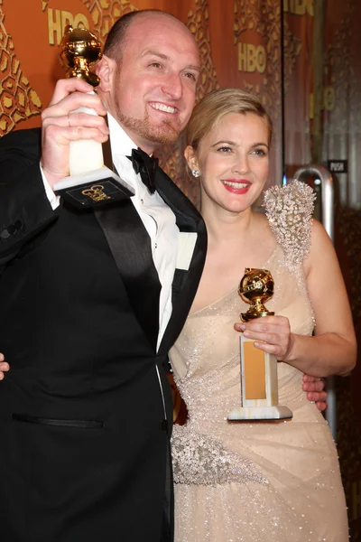 El director Michael Sucsy y la actriz Drew Barrymore —  Fotos de Stock