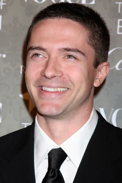 Topher Grace Przewodniczący — Zdjęcie stockowe