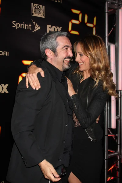 Jon Cassar & Kim Raver — Stock Photo, Image