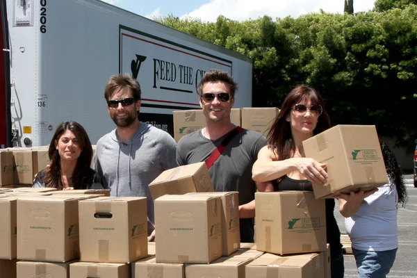 Lindsay Hartley, Michael Muhney, Daniel Goddard, Stacy Haiduk — Stockfoto