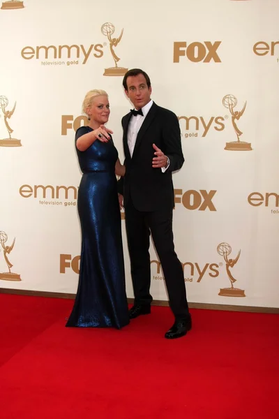 Amy Poehler ja Will Arnett. — kuvapankkivalokuva