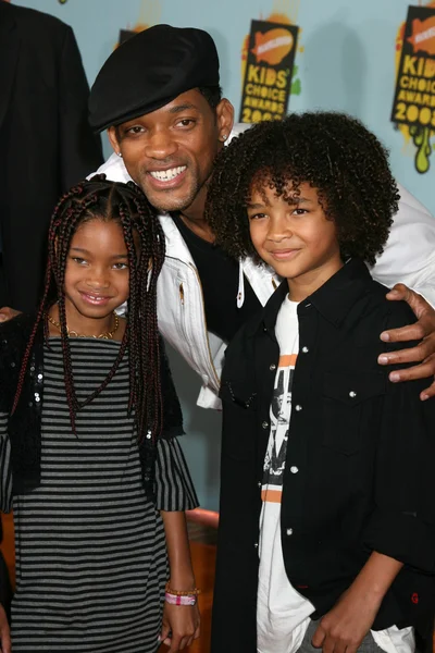 Willow, Will , and Jaden Smith — Stock Photo, Image