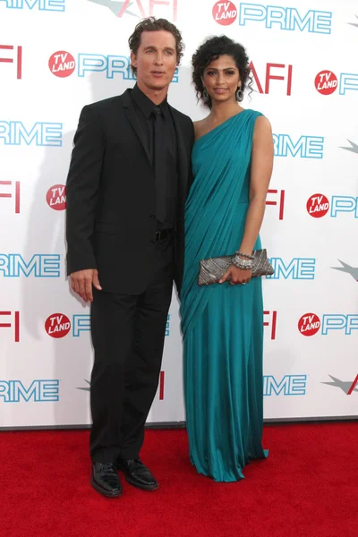 Matthew McConaughey y Camilla Alves —  Fotos de Stock