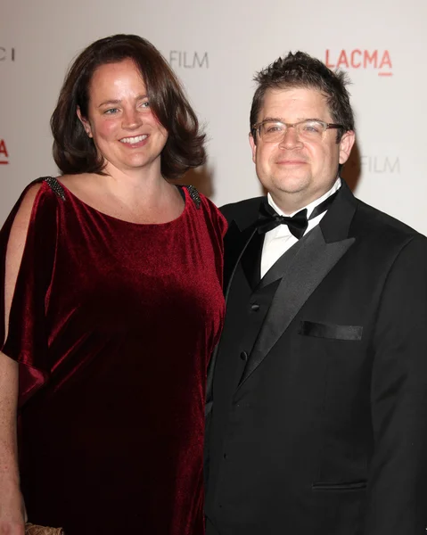 Patton Oswalt, wife Michelle Eileen McNamara — Stock Photo, Image