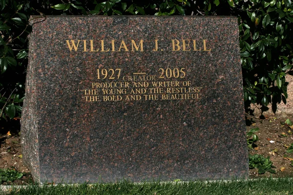 William J. Bell Grave — Stock Photo, Image