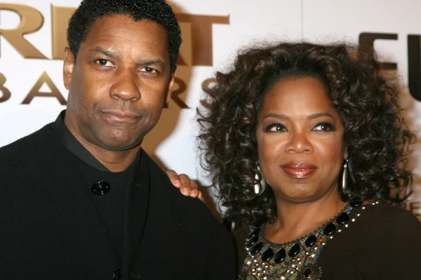 Denzel Washington, Oprah Winfrey — Fotografia de Stock