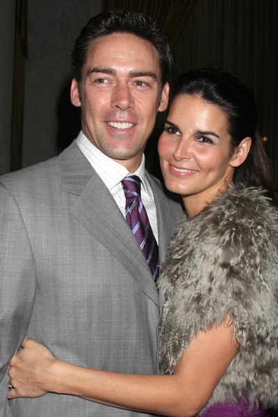 Jason Sehorn, Angie Harmon — Stock Fotó