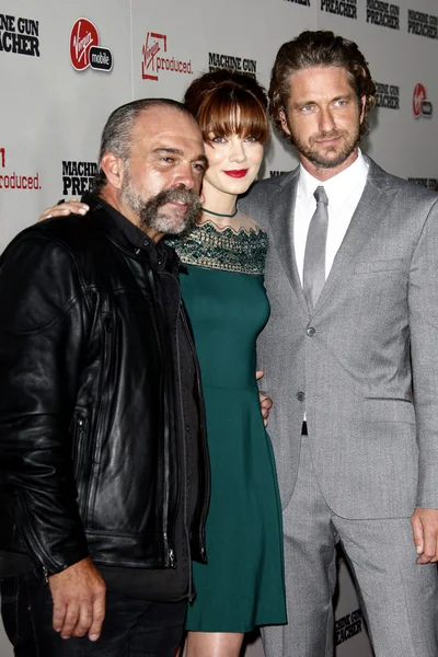 Sam Childers, Michelle Monaghan, Gerard Butler — Zdjęcie stockowe