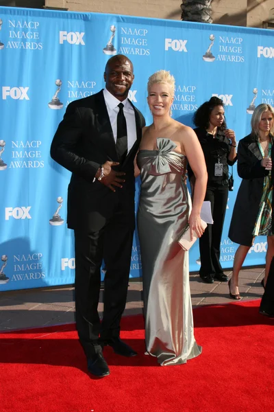 Terry Crews & Wife — Stock Photo, Image