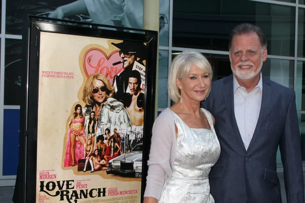 Helen Mirren & Taylor Hackford — Foto Stock