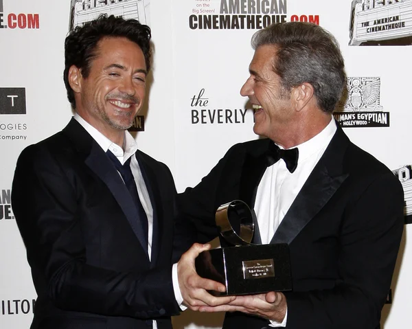 Robert Downey Jr, Mel Gibson — Foto de Stock